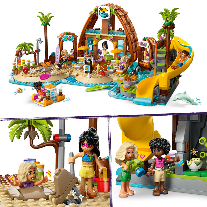 LEGO Friends Family Vacation Beach Resort 42673 product in use