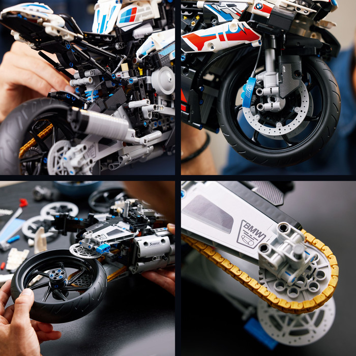 LEGO Technic BMW M 1000 RR 42130 product in gebruik