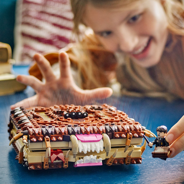 LEGO Harry Potter The Chomping Monster Book of Monsters 76449 product in use