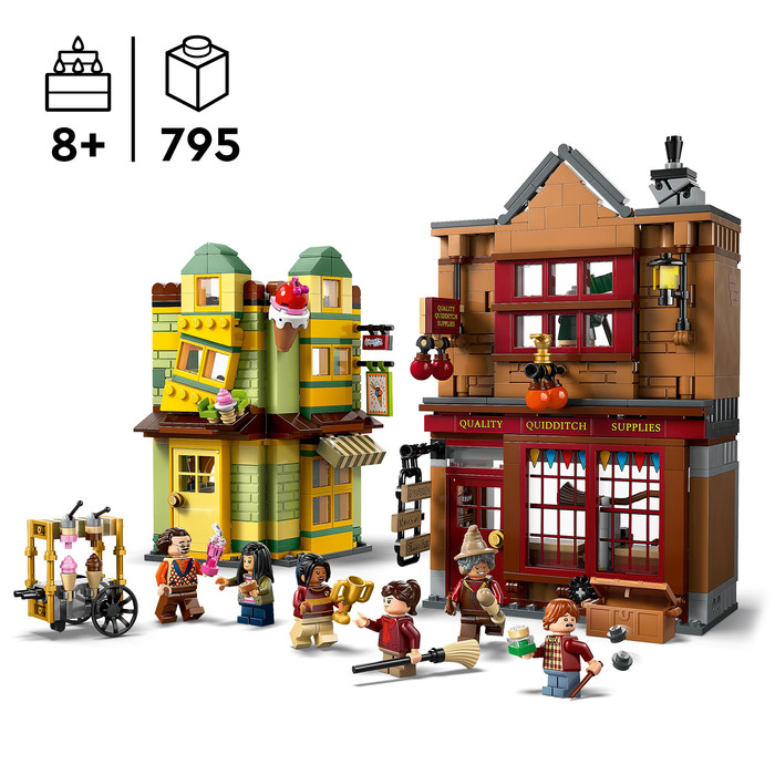 LEGO Harry Potter Zwik & Zwachtels Zwerkbalpaleis en IJssalon 76452 product in gebruik