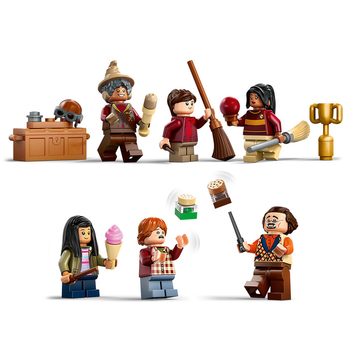 LEGO Harry Potter Zwik & Zwachtels Zwerkbalpaleis en IJssalon 76452 product in gebruik