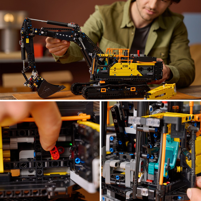 LEGO Technic Volvo EC500 Hybrid Graafmachine 42215 product in gebruik