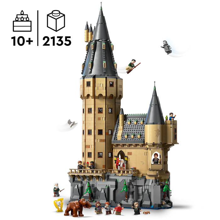 LEGO Harry Potter Kasteel Zweinstein: de Hoofdtoren 76454 product in gebruik