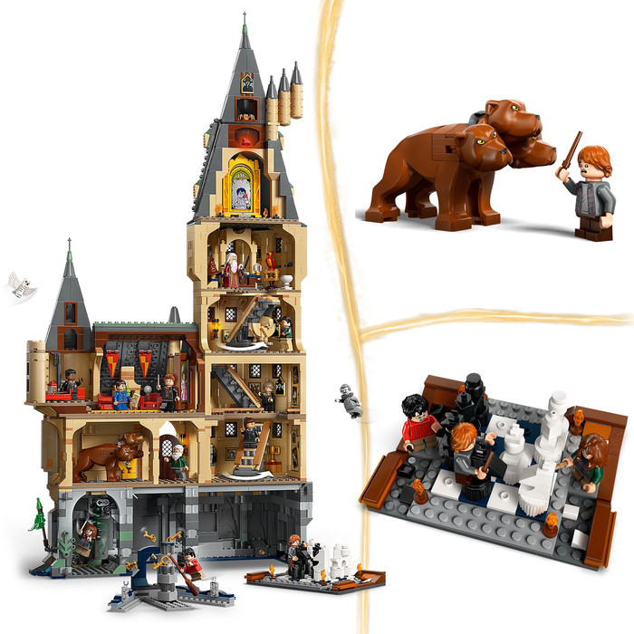 LEGO Harry Potter Kasteel Zweinstein: de Hoofdtoren 76454 product in gebruik