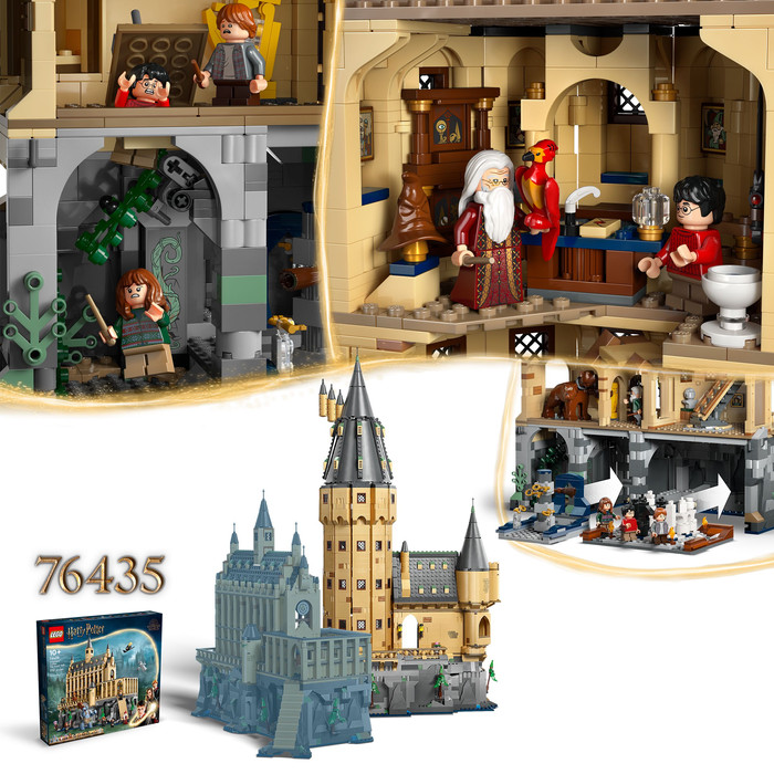 LEGO Harry Potter Kasteel Zweinstein: de Hoofdtoren 76454 product in gebruik