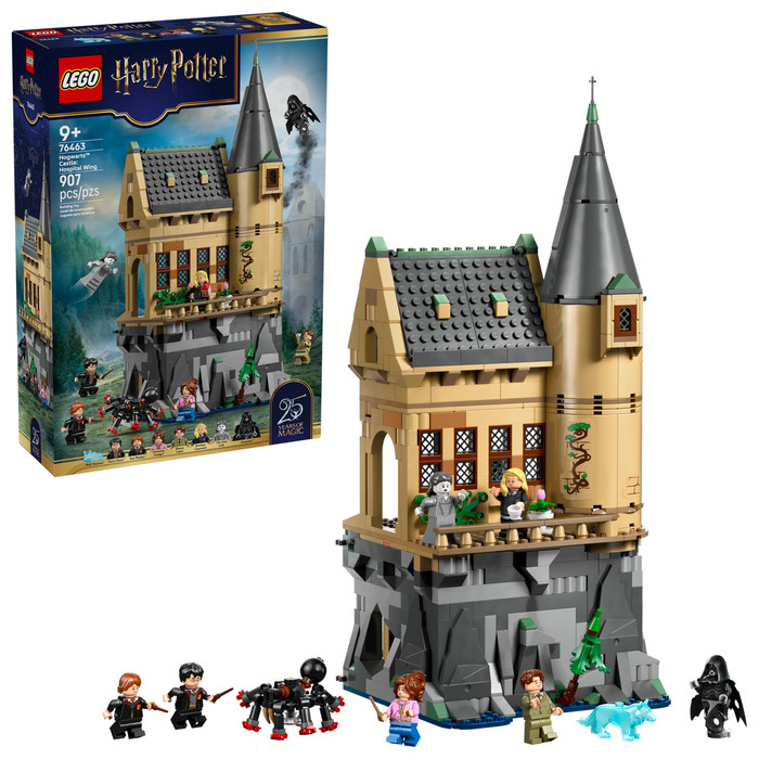 LEGO Harry Potter Kasteel Zweinstein: Ziekenhuisvleugel 76463 rechterkant