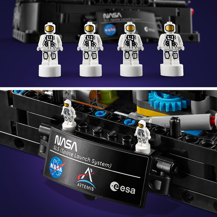 LEGO Technic NASA Artemis Ruimteraket 42221 product in gebruik