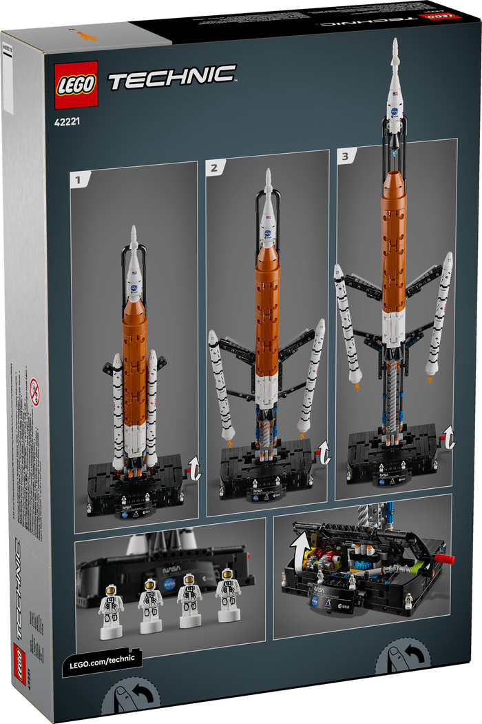 LEGO Technic NASA Artemis Ruimteraket 42221 verpakking