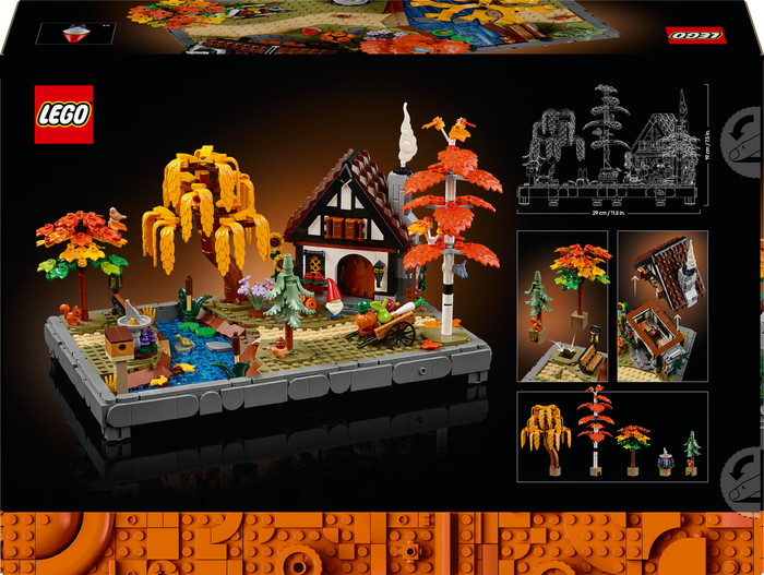 LEGO Icons Herfsttuin met cottage 11372 verpakking