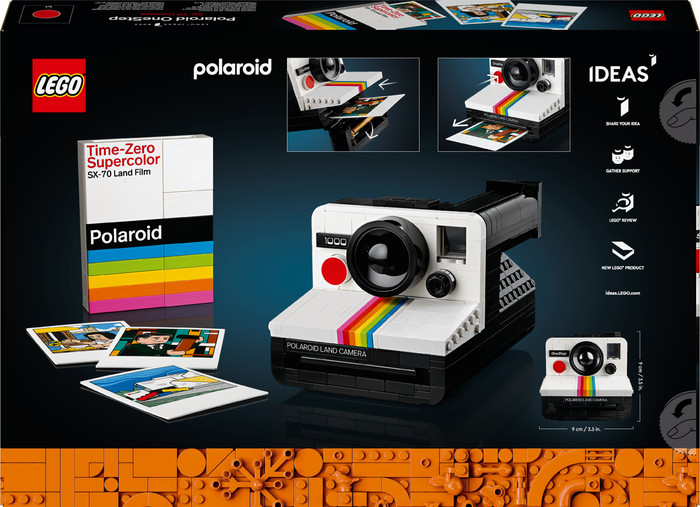 LEGO Ideas Polaroid OneStep SX-70 camera 21345 verpakking
