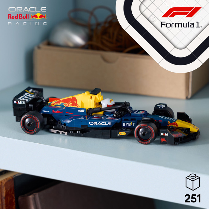 LEGO Speed Champions Oracle Red Bull Racing RB20 F1 racewagen 77243 visual leverancier