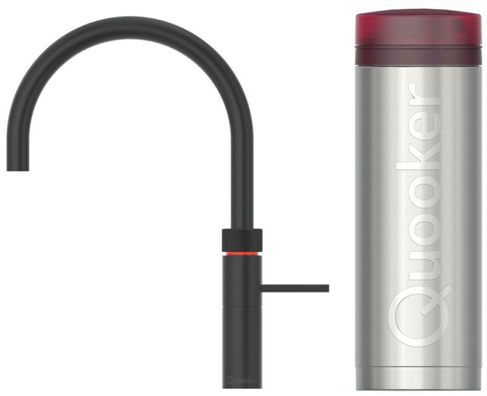 Quooker PRO3 + Quooker Fusion Round Black Main Image
