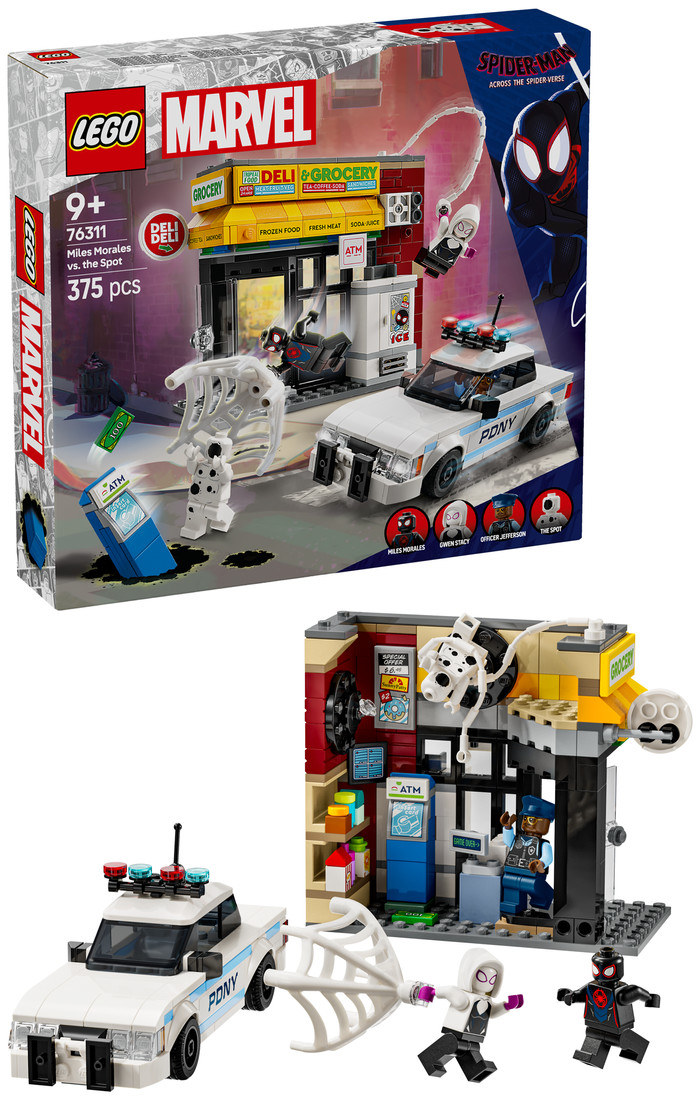 LEGO Marvel Spider-Verse Miles Morales vs. de Spot 76311 rechterkant