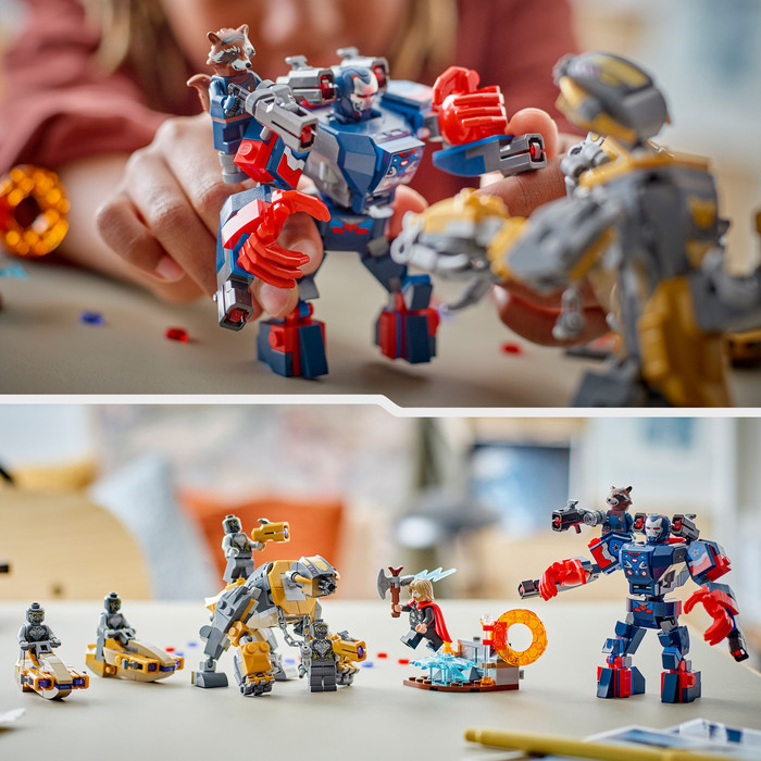 LEGO Marvel Avengers Endgame Thor vs Chitauri 76322 product in use