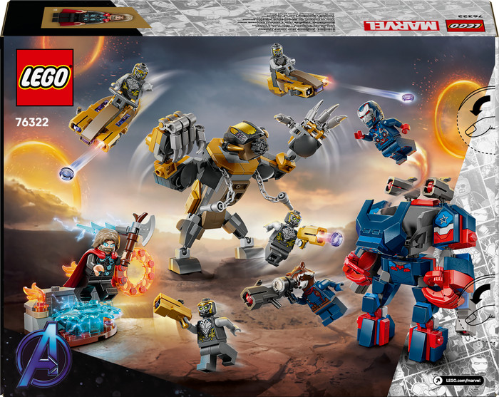 LEGO Marvel Avengers Endgame Thor vs Chitauri 76322 packaging