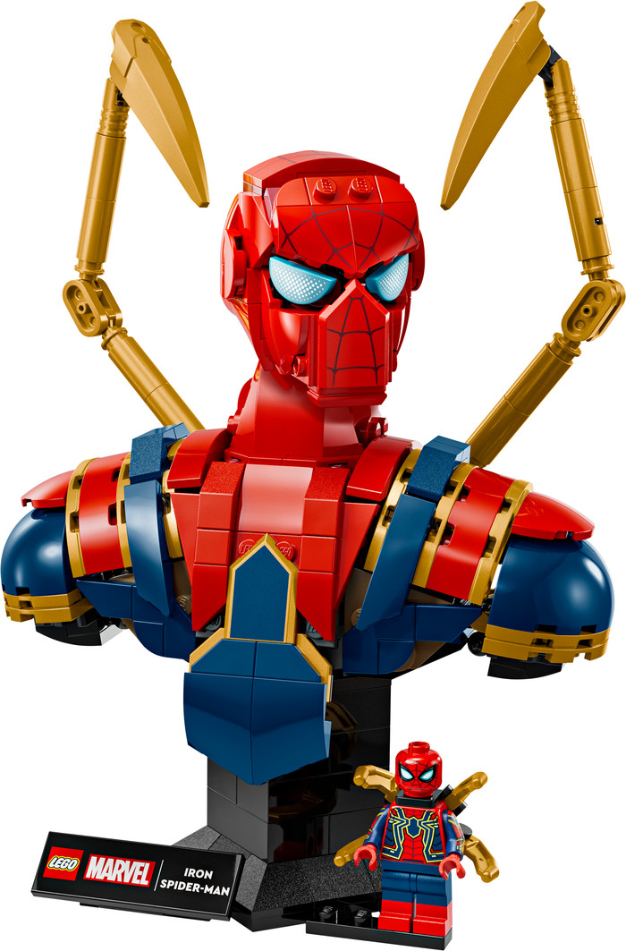 LEGO Marvel Iron Spider-Man Bust 76326 Main Image