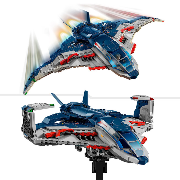 LEGO Marvel Avengers: Age of Ultron Quinjet 76325 product in gebruik