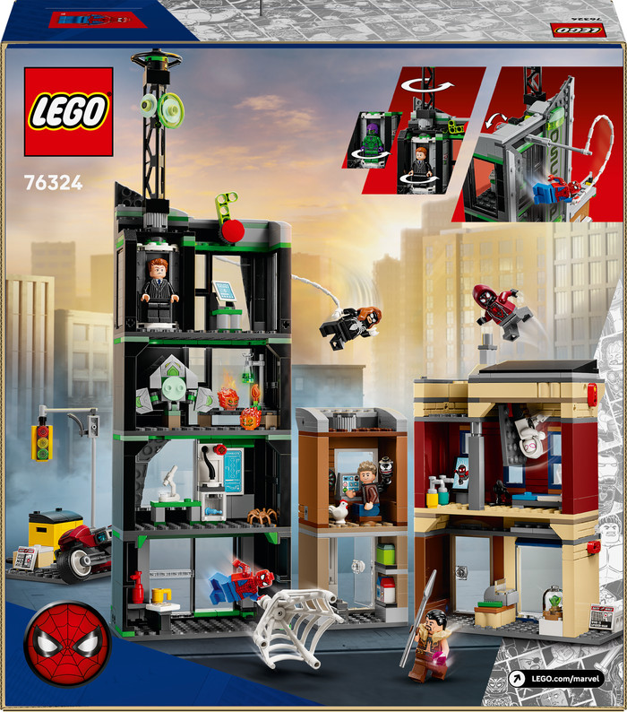 LEGO Marvel Spider-Man vs Oscorp 76324 packaging