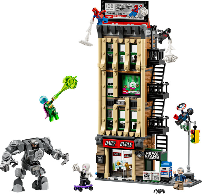 LEGO Marvel Spider-Man vs Mysterio: The Daily Bugle 76342 Main Image