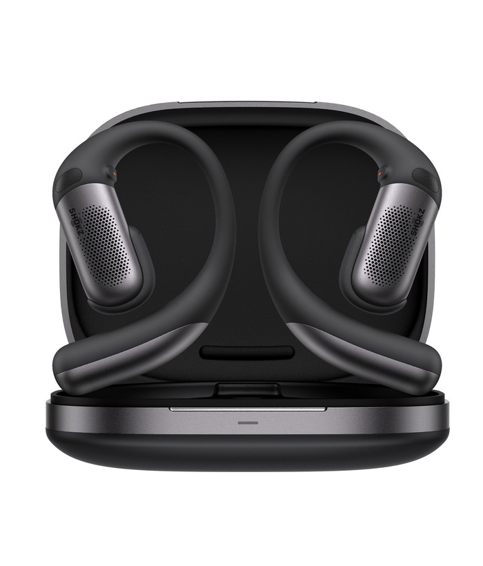 Shokz OpenFit Pro Black combined product