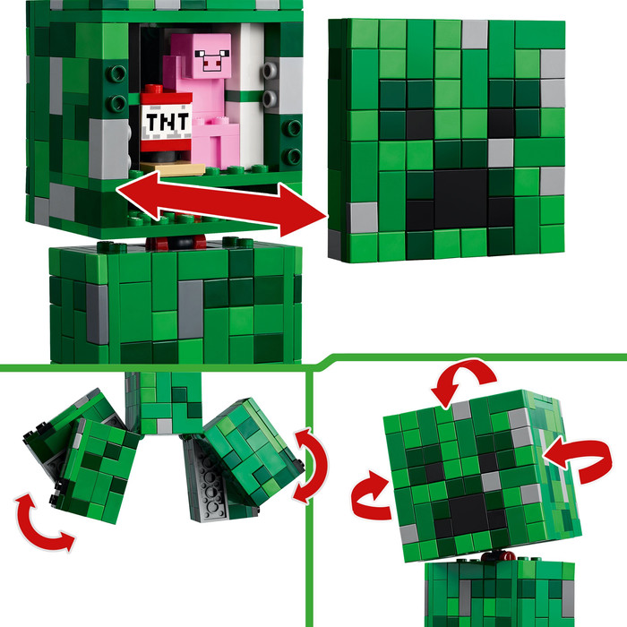 LEGO Minecraft The Creeper 21276 product in use