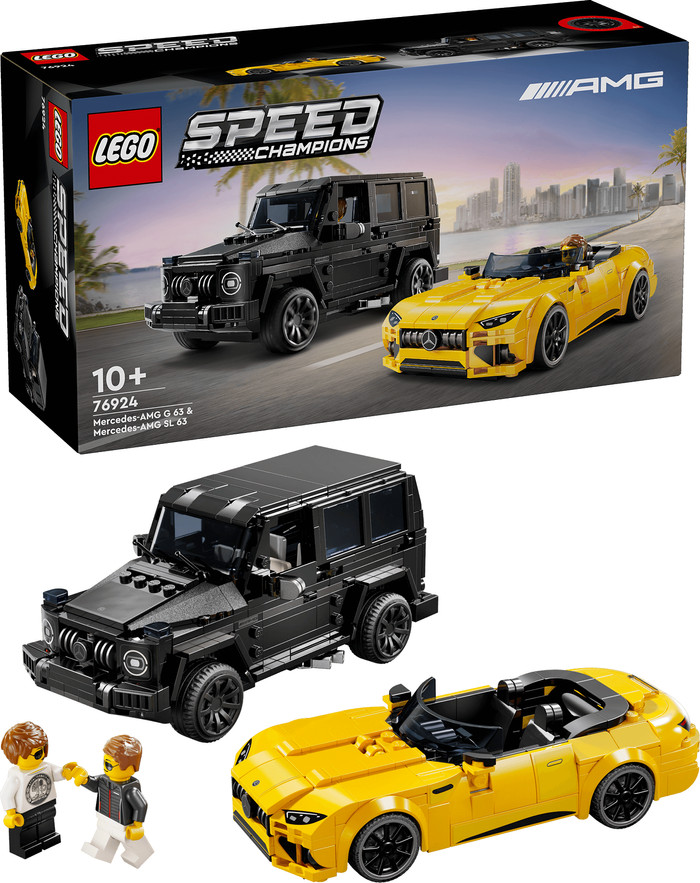 LEGO Speed Champions Mercedes-AMG G 63 en Mercedes-AMG SL 63 76924 rechterkant