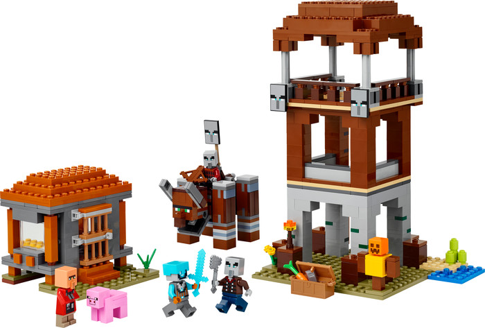 LEGO Minecraft The Pillager Outpost and Ravager 21278 Main Image