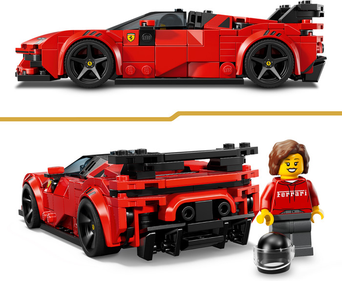 LEGO Speed Champions Ferrari SF90 XX Stradale Sportauto 77254 product in gebruik