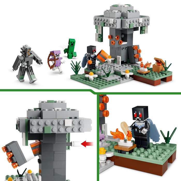 LEGO Minecraft The Pale Garden 21586 product in use