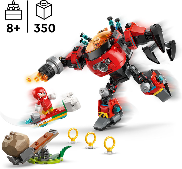 LEGO Sonic the Hedgehog Knuckles vs Dr. Eggman Egg Crusher Mech 77005 visual supplier