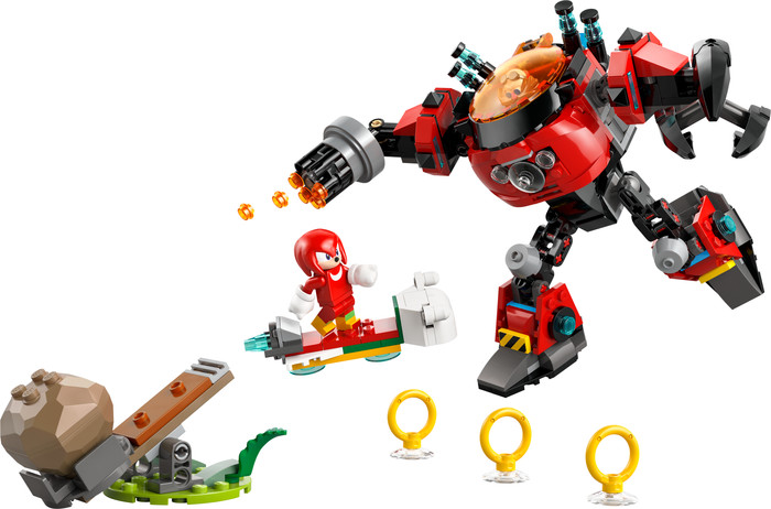 LEGO Sonic the Hedgehog Knuckles vs Dr. Eggman Egg Crusher Mech 77005 Main Image