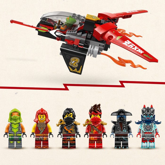 LEGO Ninjago strijdvoertuig 71844 product in gebruik