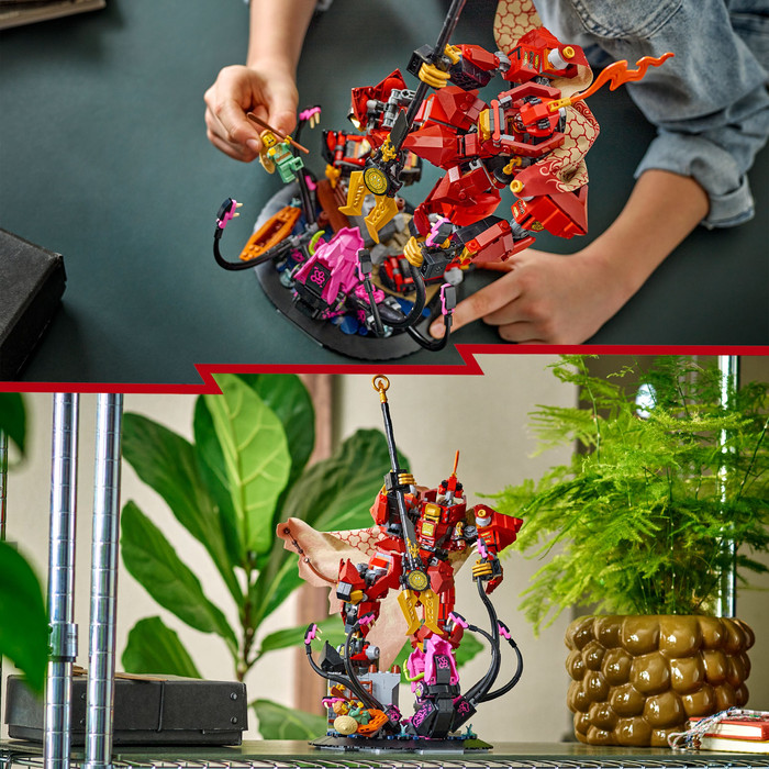 LEGO NINJAGO Fire Knight Mech product in use