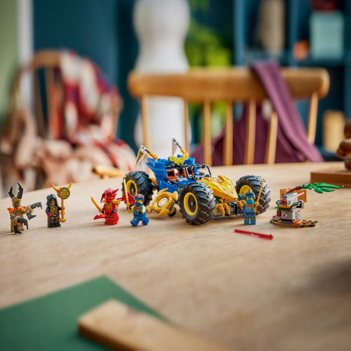 LEGO NINJAGO Jay's Transforming Car 71856 product in use