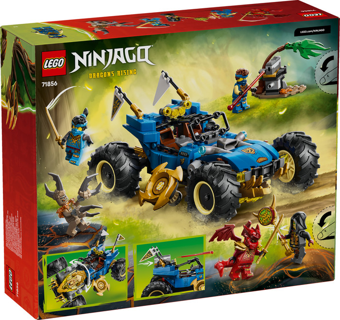 LEGO NINJAGO Jay's Transforming Car 71856 packaging
