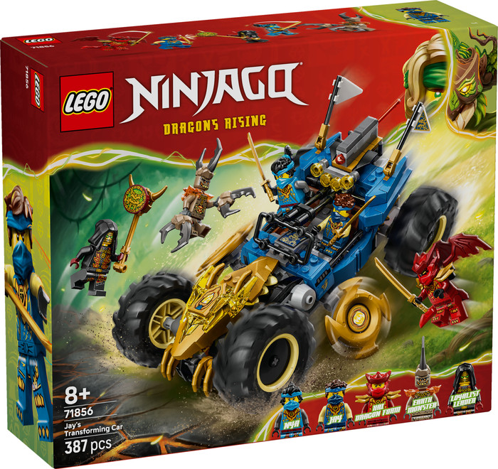 LEGO NINJAGO Jay's Transforming Car 71856 packaging