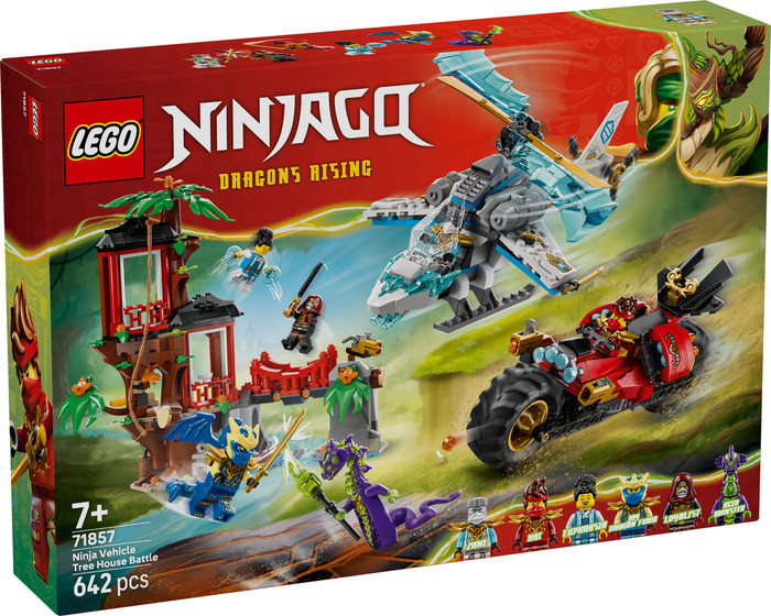 LEGO Ninjago Ninjavoertuigen bij de boomhut 71857 verpakking