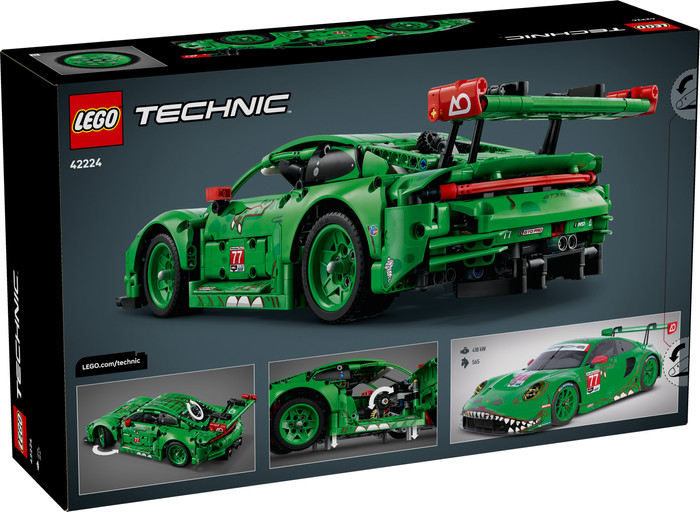 LEGO Technic Porsche 911 GT3 R REXY AO Racing Auto 42224 verpakking