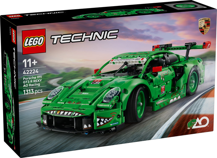 LEGO Technic Porsche 911 GT3 R REXY AO Racing Auto 42224 verpakking
