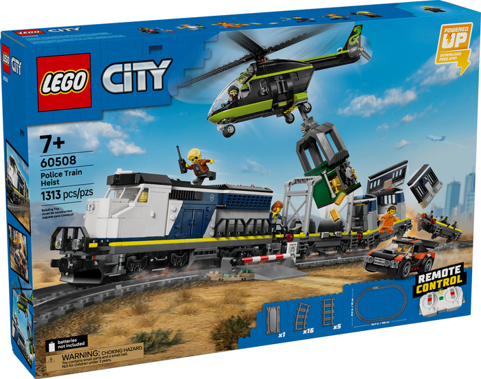 LEGO City Overval op politietrein 60508 verpakking