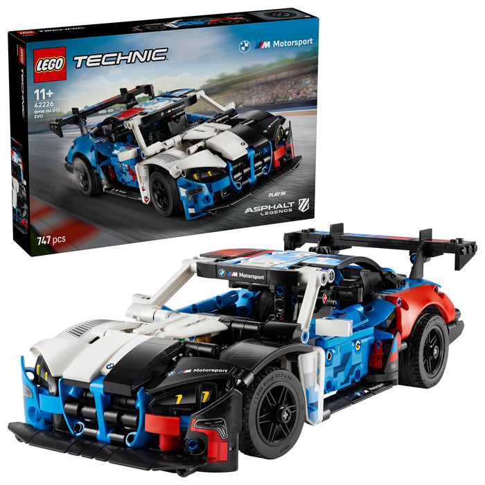 LEGO Technic BMW M4 GT3 EVO Race Auto 42226 rechterkant
