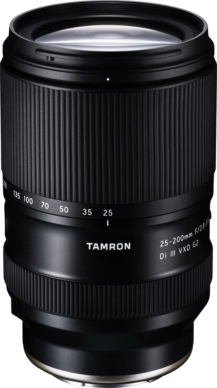 Tamron 25-200mm f/2.8-5.6 Di III VXD G2 Sony FE bovenkant