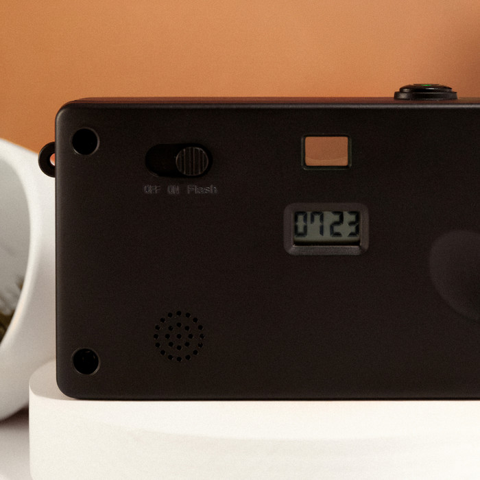 Campsnap digital camera Chestnut Brown achterkant