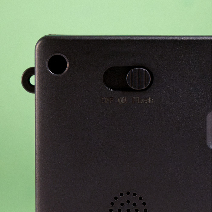 Campsnap digital camera Forest Green detail