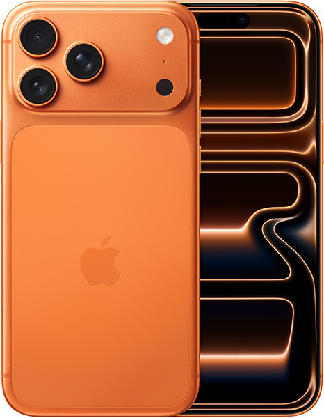 Refurbished iPhone 17 Pro Max 256GB Oranje (Zo goed als nieuw) Main Image