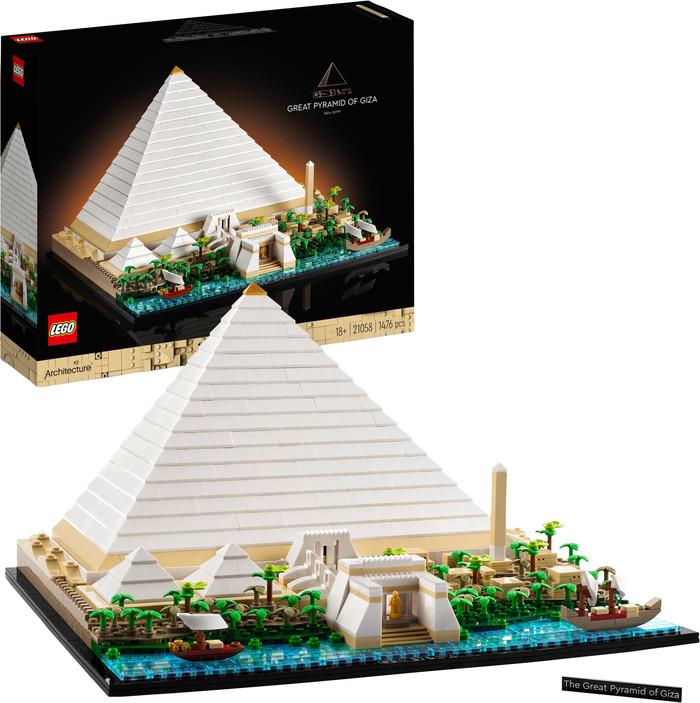 LEGO Architecture Grote Piramide van Gizeh 21058 rechterkant