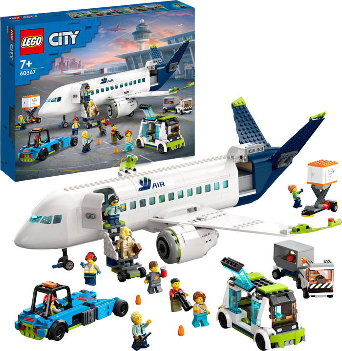 LEGO City Passagiersvliegtuig 60367 rechterkant