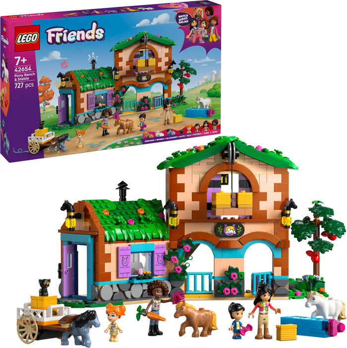 LEGO Friends Pony Ranch and Stable 42654 right side