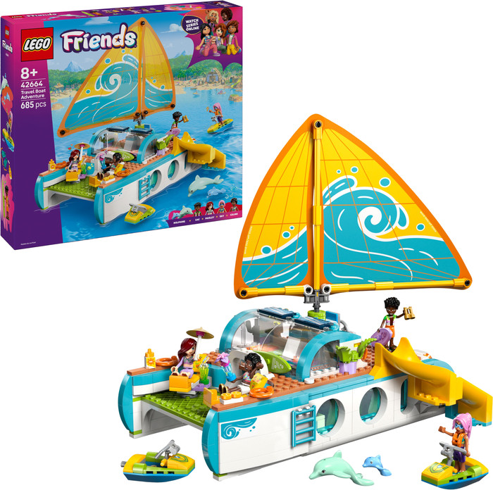 LEGO Friends Travel Boat Adventure 42664 right side