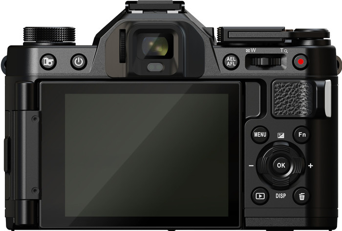 Yashica FX-D S300 Digital Film Simulation Camera Zwart achterkant